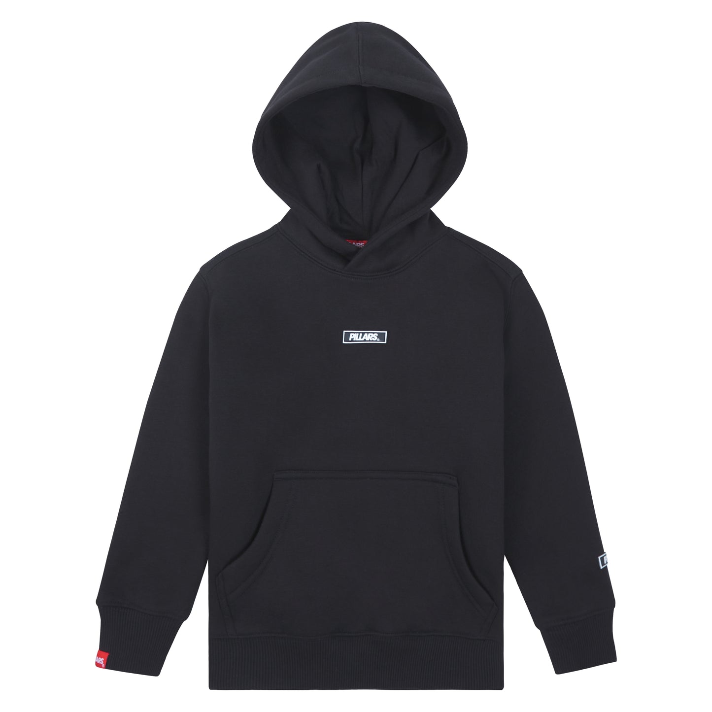 KIDS OVERSIZED HOODIE RUBBER PATCH | BLACK